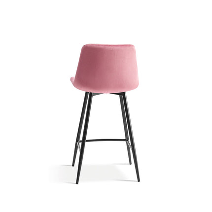 Counterstoel 'Juta' Fluweel Roze