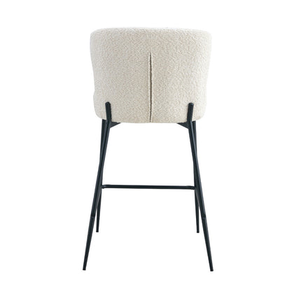 Counterstoel 'Lisa' Bouclé Ecru (2 per doos)