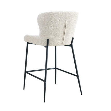 Counterstoel 'Lisa' Bouclé Ecru (2 per doos)