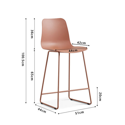 Counterstoel 'Marie' PP Terracotta