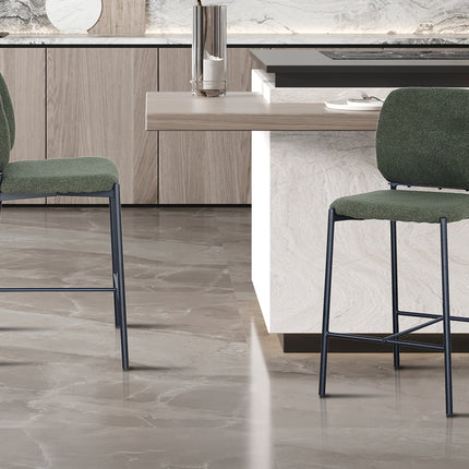 Counterstoel 'Sophia' Stof Groen