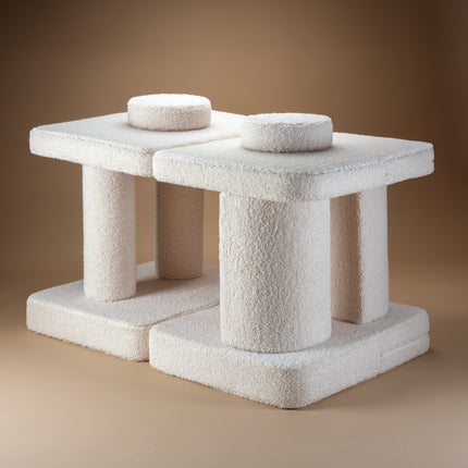 Cream White Settee