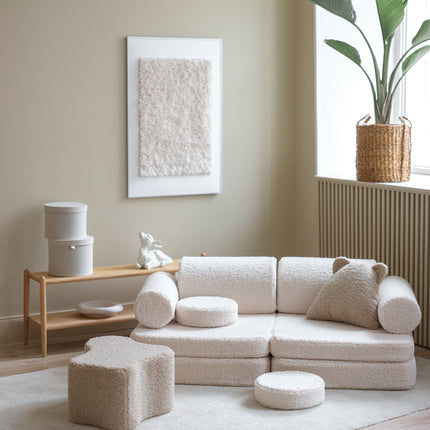 Cream White Settee