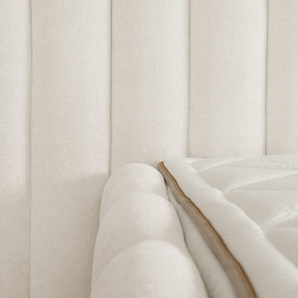 Designbed Chique 160x200 Beige - Met Matras