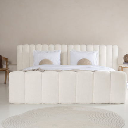 Designbed Chique 180x200 Beige - Zonder Matras