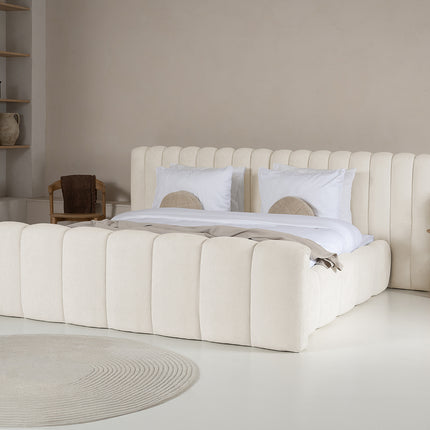 Designbed Chique 180x200 Beige - Zonder Matras