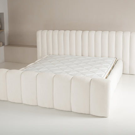 Designbed Chique 180x200 Beige - Zonder Matras