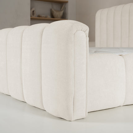 Designbed Chique 180x200 Beige - Zonder Matras