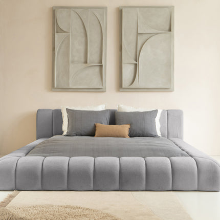 Designbed Classic 180x200 Grijs - Zonder Matras