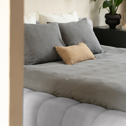 Designbed Classic 180x200 Grijs - Zonder Matras