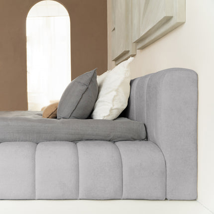 Designbed Classic 180x200 Grijs - Zonder Matras