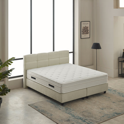 Boxspring Vida Teddy - 180x200 - Beige