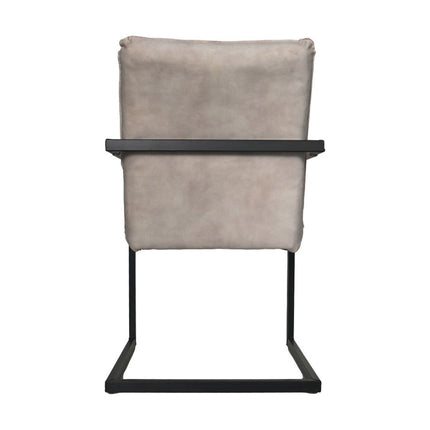 Eetkamerstoel Boston - Set van 2  - 56x68x89 - Adore 01 naturel - Velours/metaal