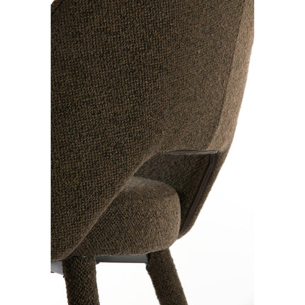 Eetkamerstoel Djeslin - Bruin - 57x51x84cm