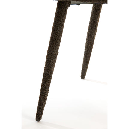 Eetkamerstoel Djeslin - Bruin - 57x51x84cm