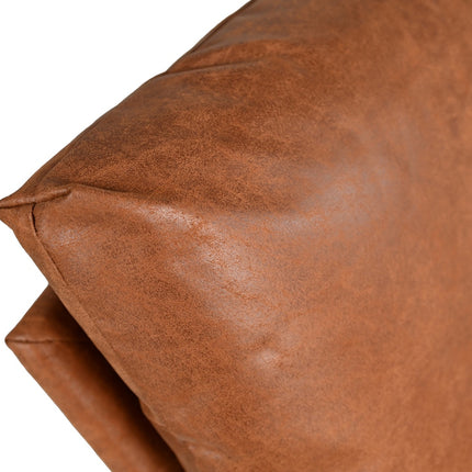 Esszimmerstuhl Miami - 95x65x95 - Cognac/Schwarz - Leder/Schwarz