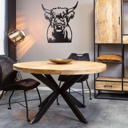 Eetkamertafel Rond | Mangohout