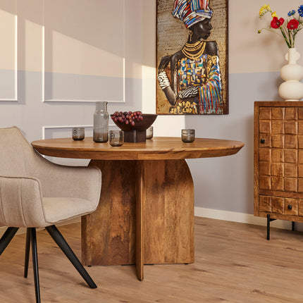Eetkamertafel | 130 cm | Rond