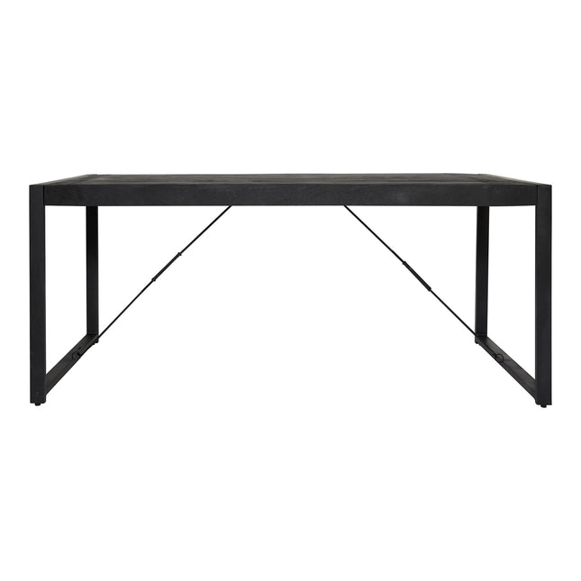 Eettafel Zwart | 180 cm