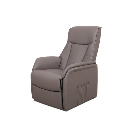 Electrische Relax met lift 'Miami' PU Taupe (1c)
