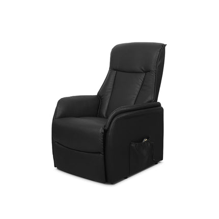 Electrische Relax met lift 'Miami' PU Zwart (1c)