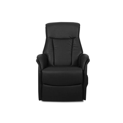 Electrische Relax met lift 'Miami' PU Zwart (1c)