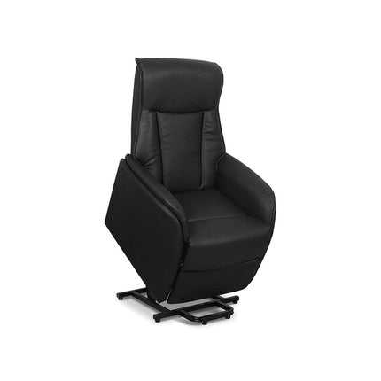 Electrische Relax met lift 'Miami' PU Zwart (1c)