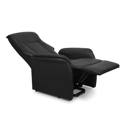 Electrische Relax met lift 'Miami' PU Zwart (1c)