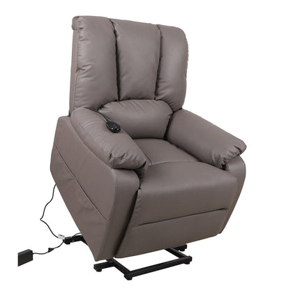 Electrische Relax met lift 'Osaka' PU Taupe (1c)