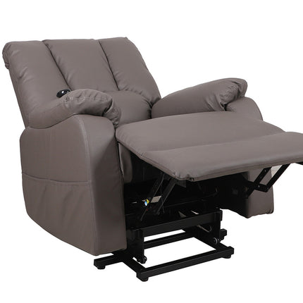 Electrische Relax met lift 'Osaka' PU Taupe (1c)