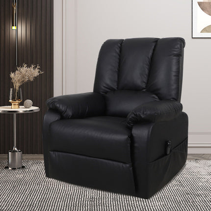 Electrische Relax met lift 'Osaka' PU Zwart (1c)