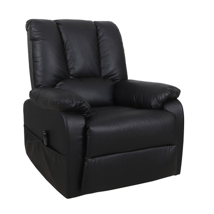 Electrische Relax met lift 'Osaka' PU Zwart (1c)