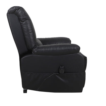 Electrische Relax met lift 'Osaka' PU Zwart (1c)