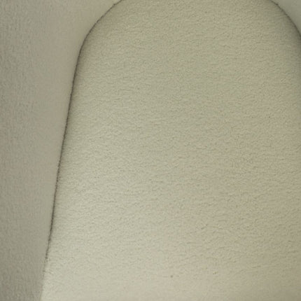 Sessel - 77x68x83 - Weiß/Schwarz - Bouclé