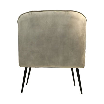 Armchair Chester - 72x71x80 - White/black - Adore 01