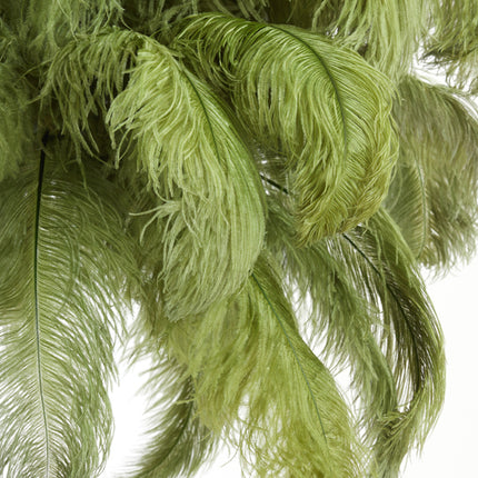 Hanglamp Feather - Groen - Ã˜80cm