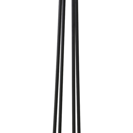 Vloerlamp Miley - Zwart - 25x25x130cm