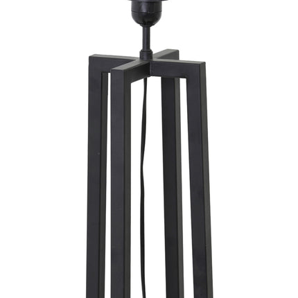 Vloerlamp Miley - Zwart - 25x25x130cm