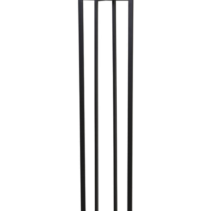 Vloerlamp Mace - Mat Zwart - 30x30x140cm