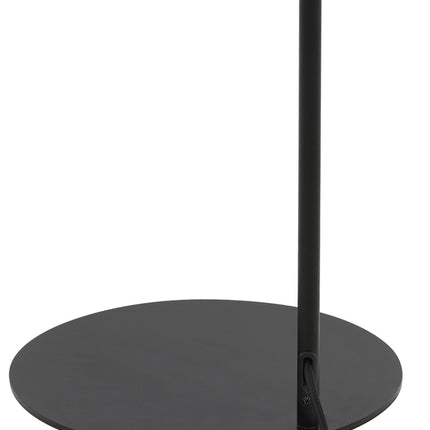 Floor lamp 45x28x160 cm RAKEL matt black+smoked