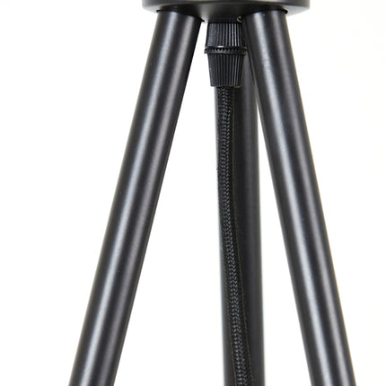 Floor lamp tripod Ã˜42x146 cm MAYSON glass smoked+matt black