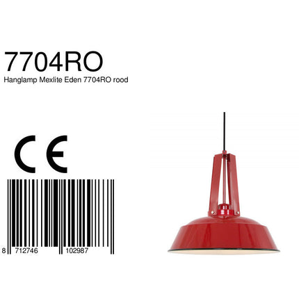 Hangl. 1-l. metaal 42cm *M*