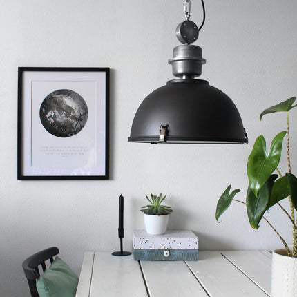 Hanglamp Bikkel 7586ZW Zwart