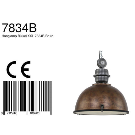 Hanglamp Bikkel XXL 7834B Bruin