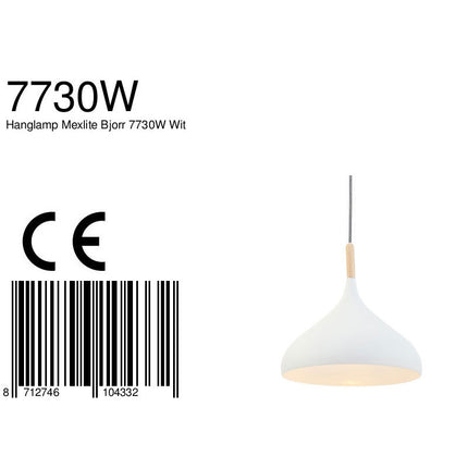 Hanglamp Bjorr 7730W Wit