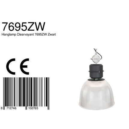 Hanglamp Clearvoyant 7695ZW Zwart