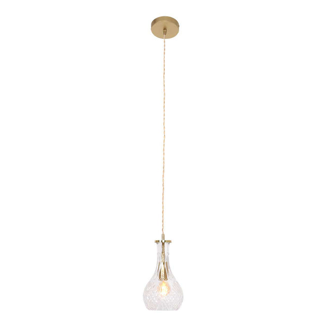 Hanglamp Grazio Glass 3493ME Messing