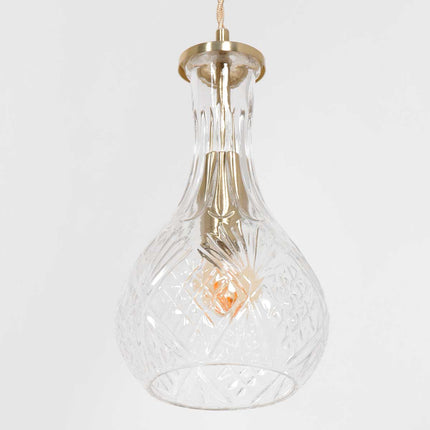 Hanglamp Grazio Glass 3493ME Messing