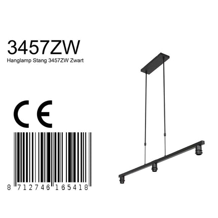 Hanglamp Stang 3457ZW Zwart