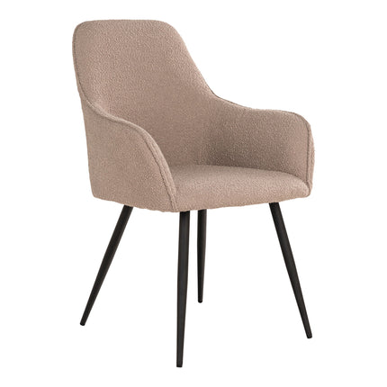 Eetkamerstoelen  bouclé- set of 2